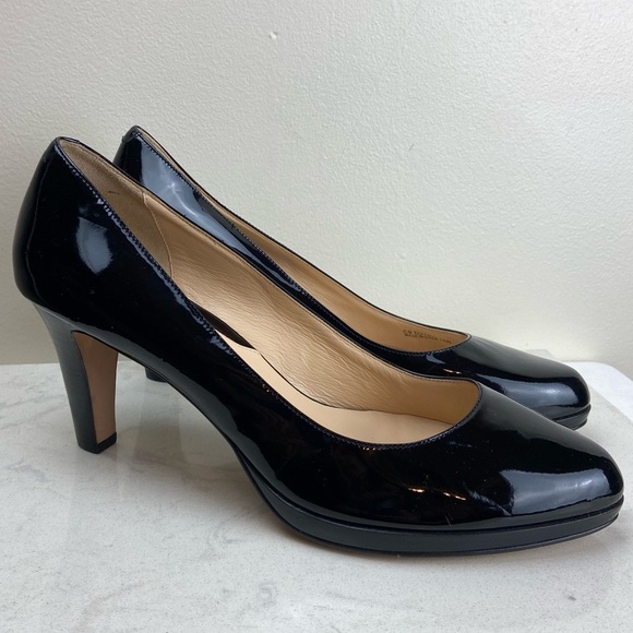Cole Haan Classic Black Patent Leather Heels Size 10B - Picture 10 of 12